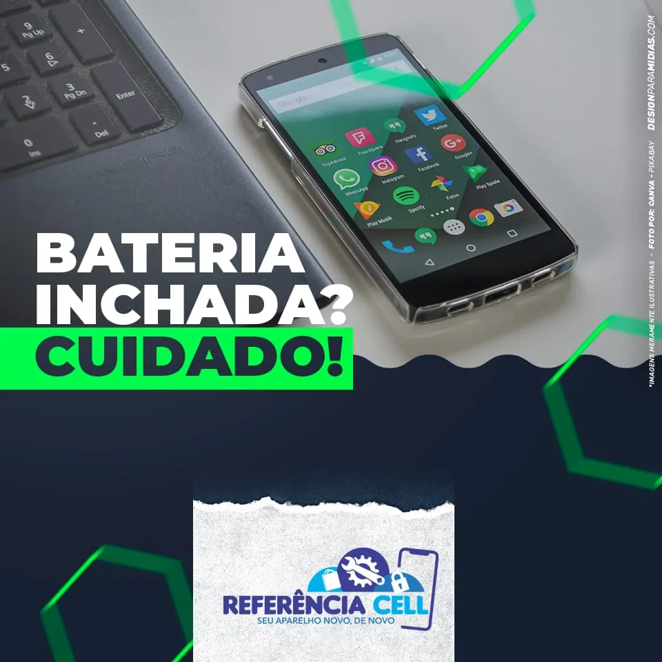 Bateria Inchada - ReferenciaCell