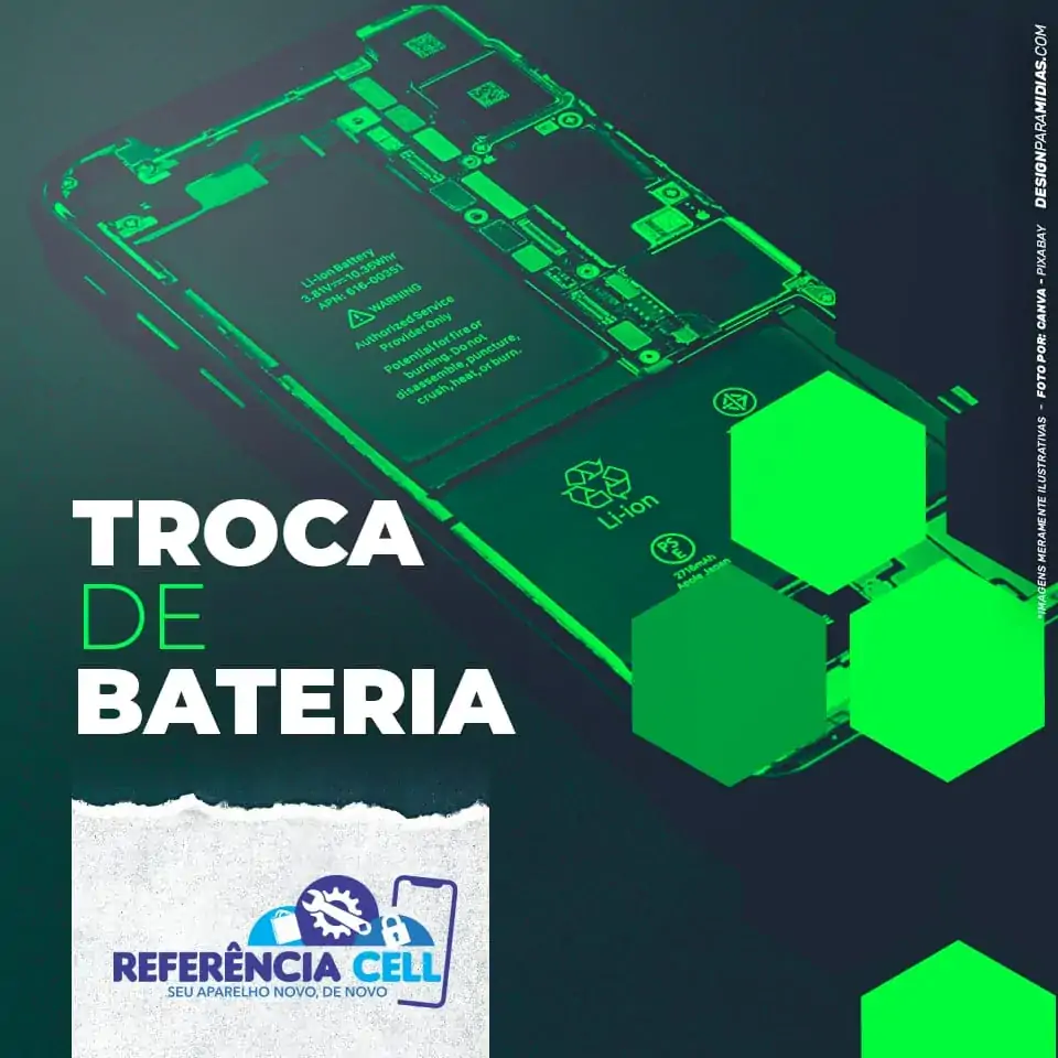 Troca de bateria - ReferenciaCell