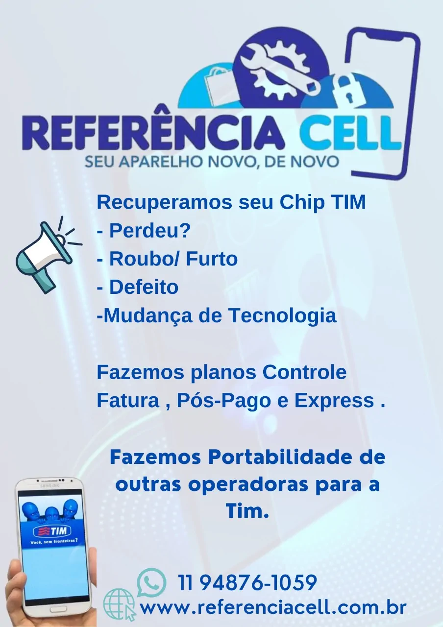 Serviço TIM - ReferenciaCell